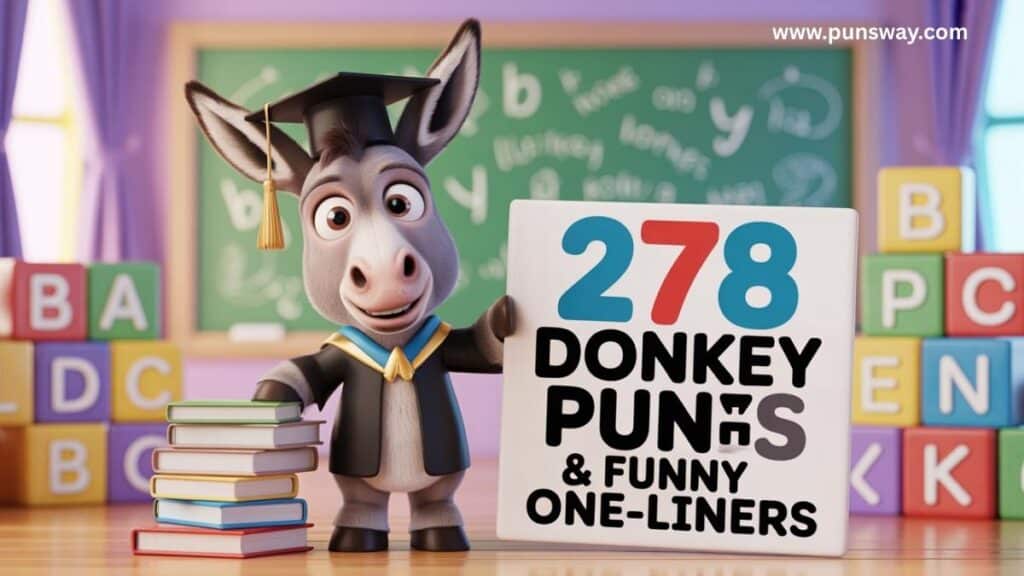 Donkey Puns & Funny One-Liners