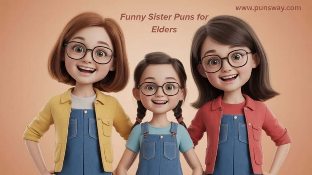 Funny Sister Puns for Elders