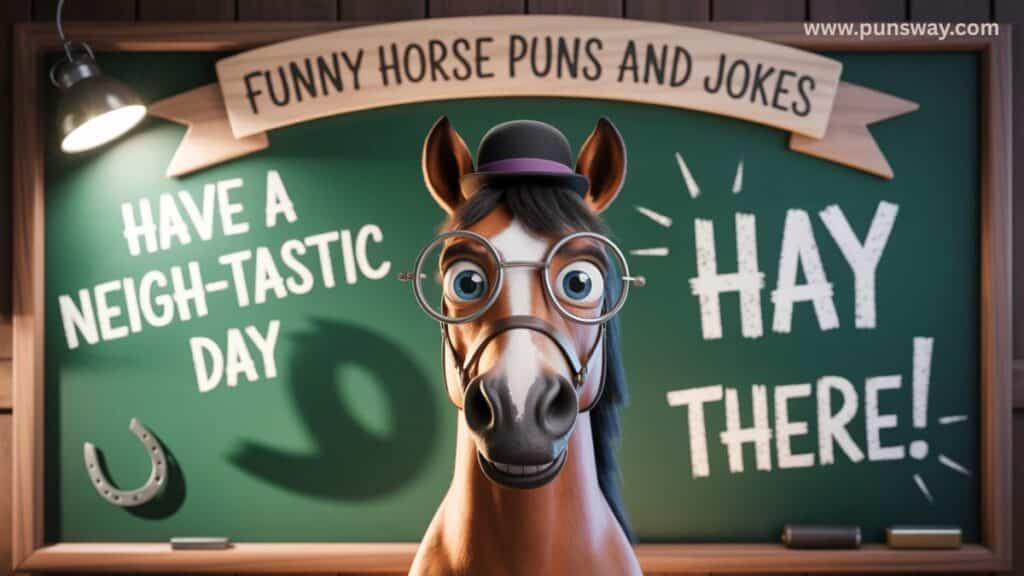 funny Horse Puns and Jokes one liner