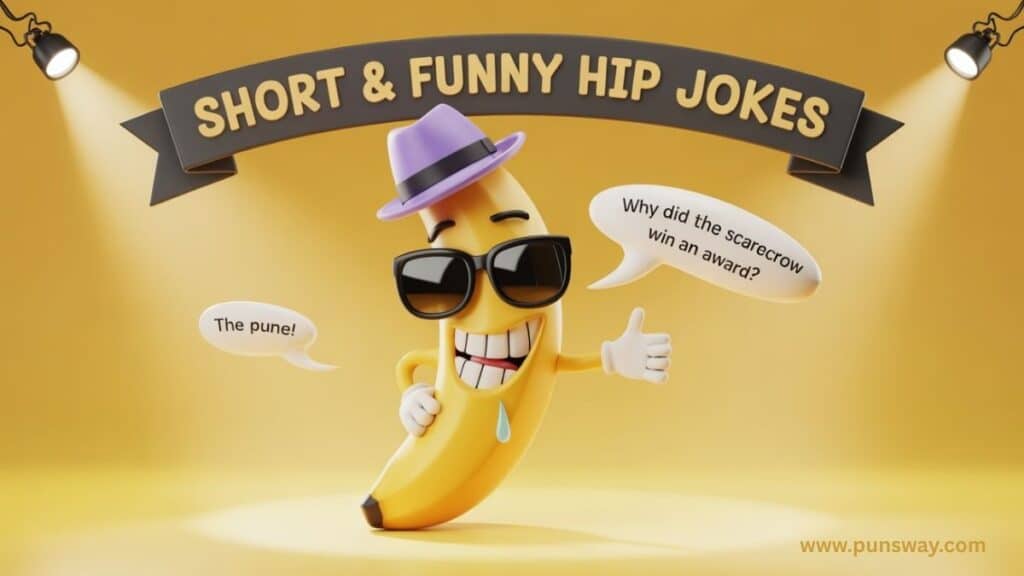 Funny Hip One-Liner Jokes Short & Snappy
