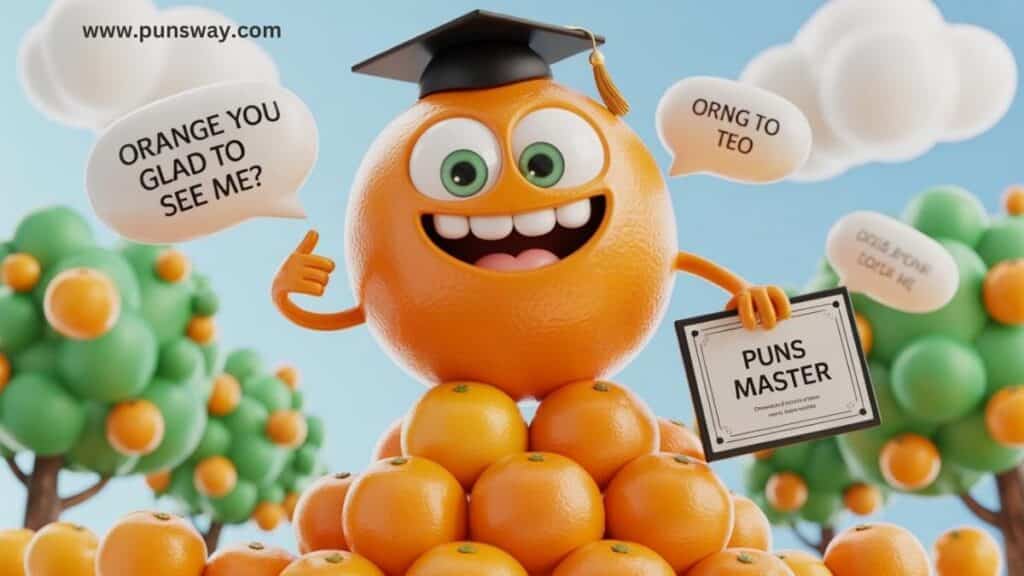 Cute Orange Puns to Kick Things Off