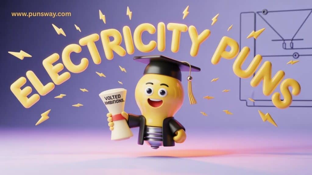 Sparks of Genius Electricity Puns