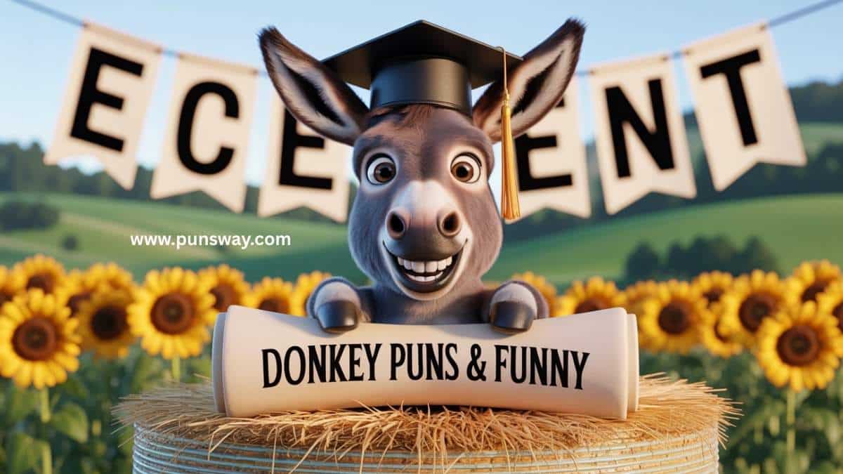 278 Donkey Puns & Funny OneLiners Puns Way