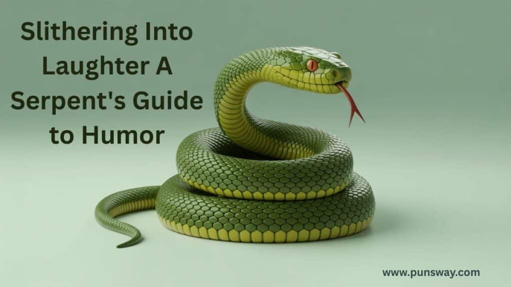 Slithering Into Laughter A Serpent's Guide to Humor