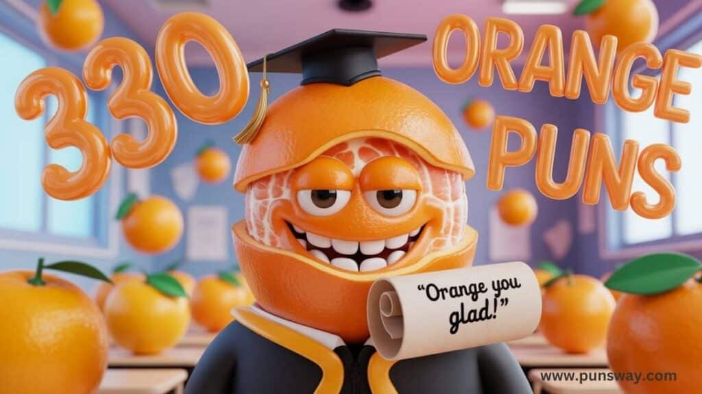 Orange Puns: Short, Cute & Funny One-Liner