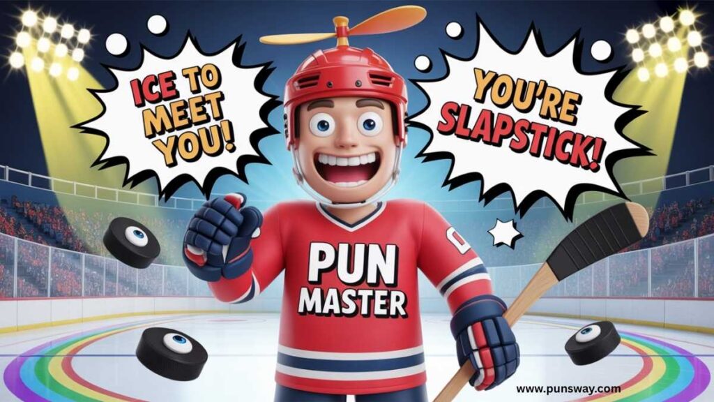 Short Funny Ice Hockey Puns
