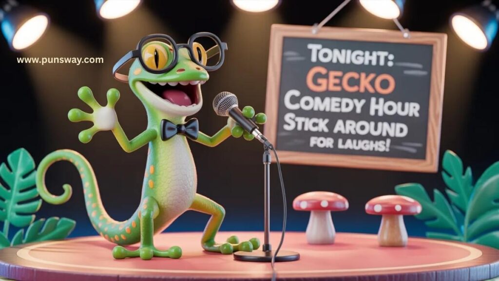 Sticky and Clingy Gecko Jokes