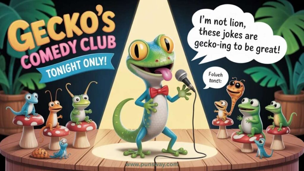 Gecko Puns for Kids and Families