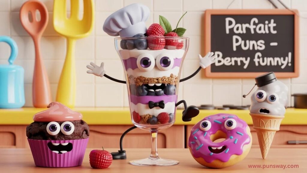 Berry Delightful Digs: Why Fruit Parfait Humor Always Works