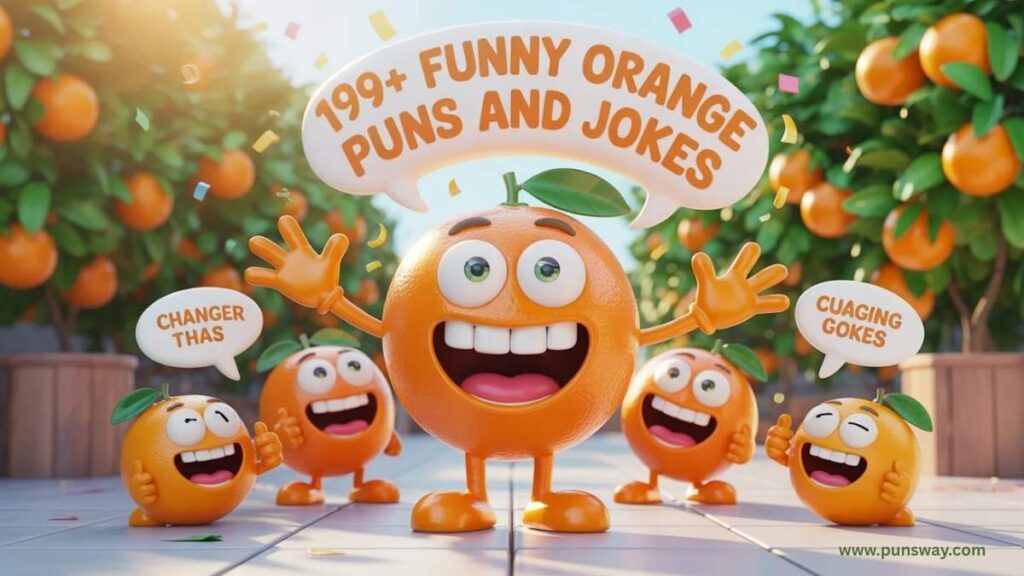 Orange Puns and Jokes to Start Strong