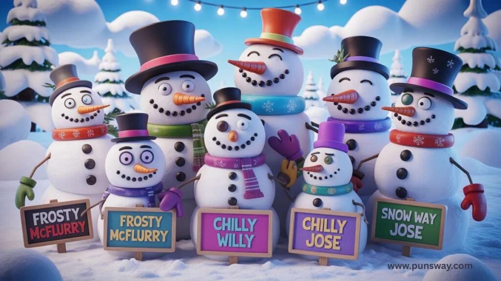 Strong Male Snowman Name Ideas