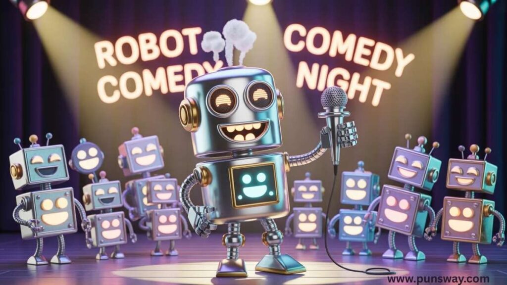 Clever Robot Puns and Mechanical Laughs