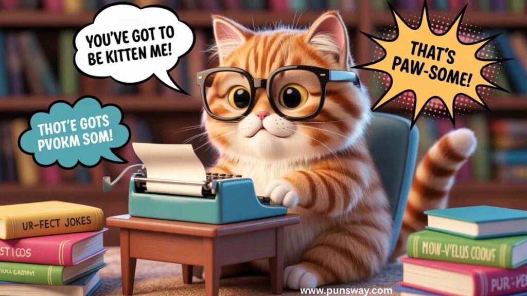 Funny Cat Puns for Social Media
