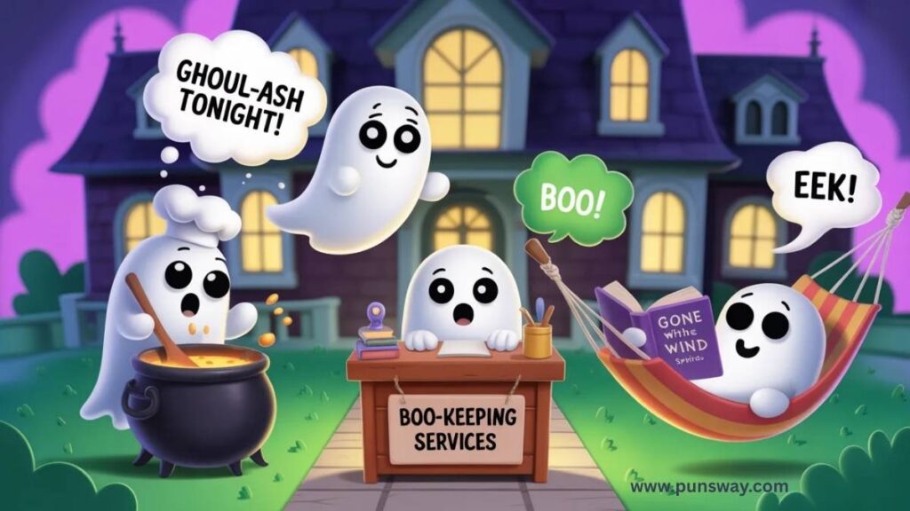 Funny Ghost Puns and Boo Puns