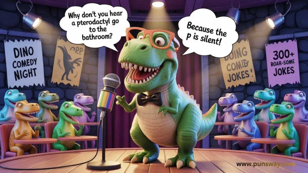 dinosaur jokes Jurassic Giggle