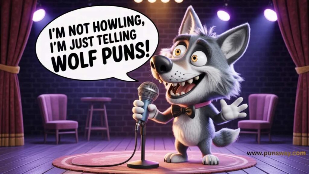 Wolf Puns for Social Media Captions