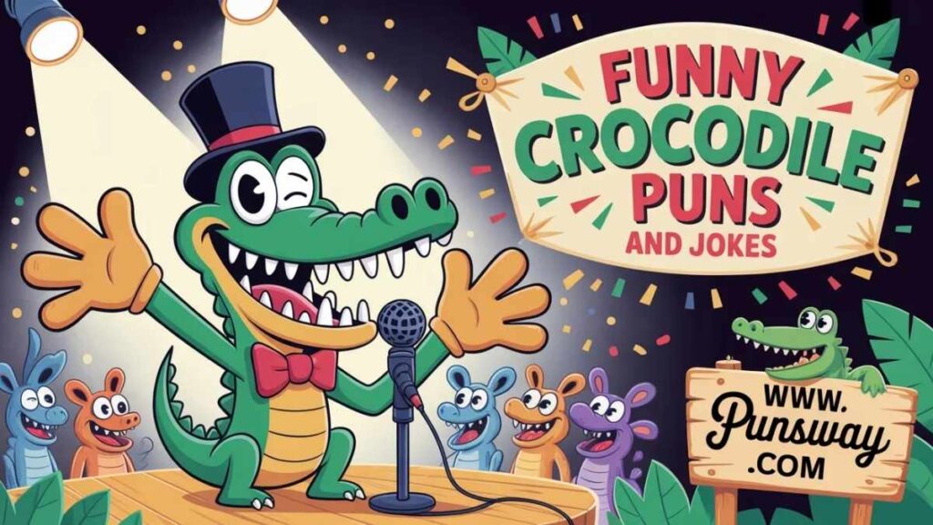 Trending Crocodile Puns