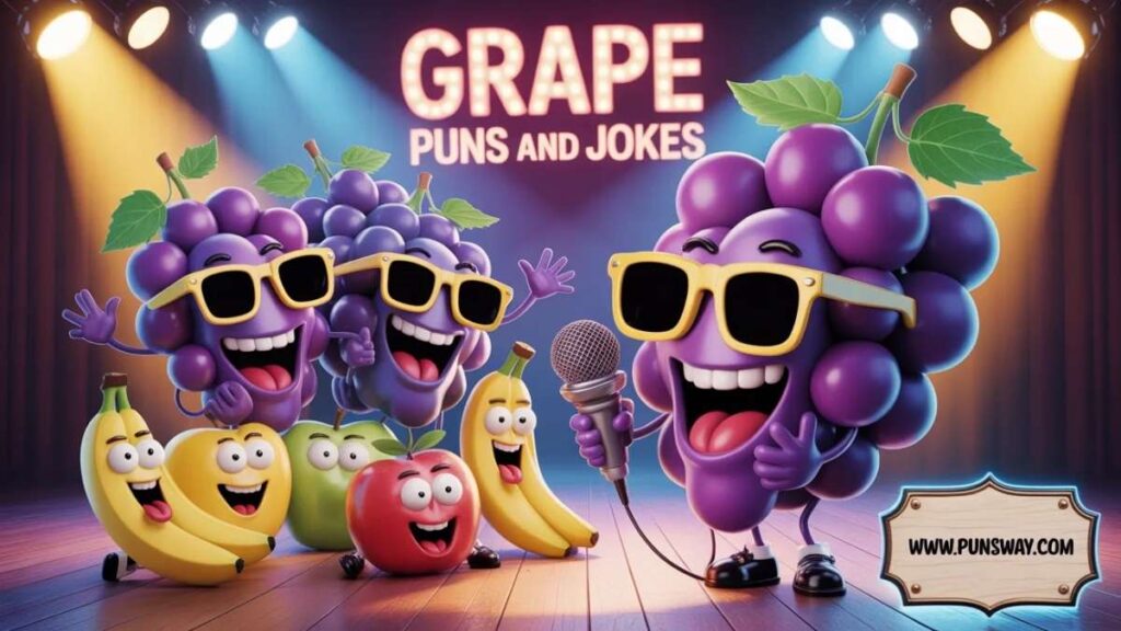 Grape Jokes for Social Media and Captions