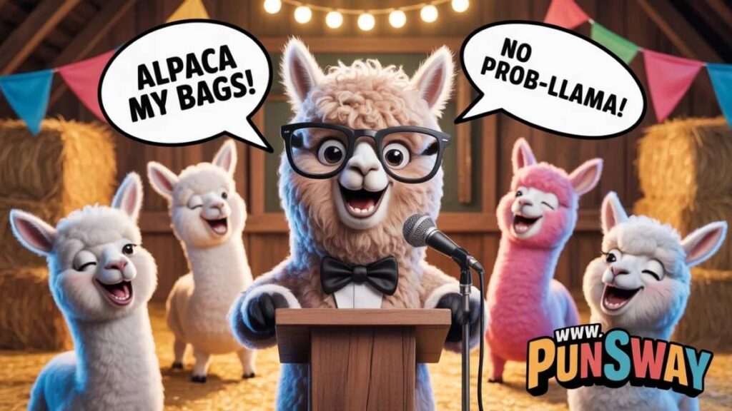Cute and Fluffy Alpaca Puns