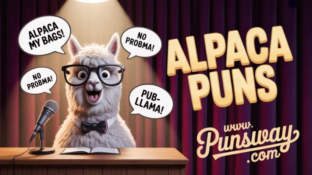 Romantic and Sweet Alpaca Puns