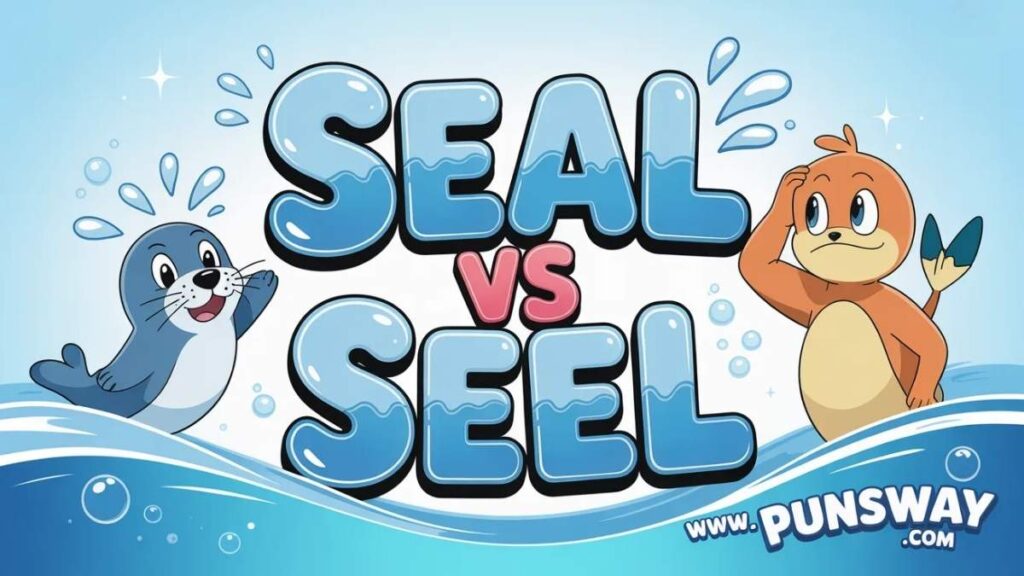 Seal vs Seel Difference and Usage with funny Examples