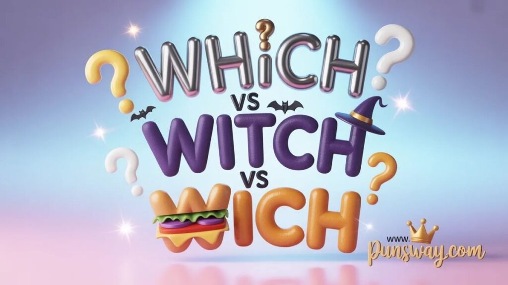 Which vs Witch vs Wich Clear Difference and funny Usage