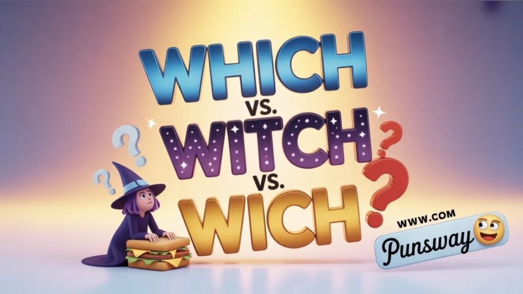 Which vs Witch vs Wich One Liner Puns