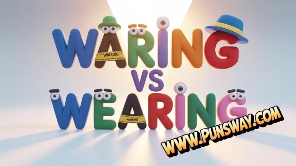 Waring vs Wearing The Quick Truth
