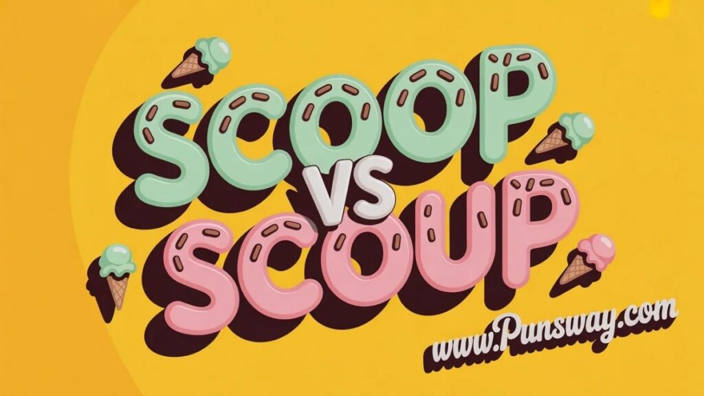 Scoup vs Scoop Meaning