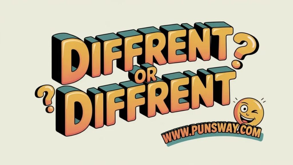 Different or Diffrent Meaning, Spelling and Easy Examples