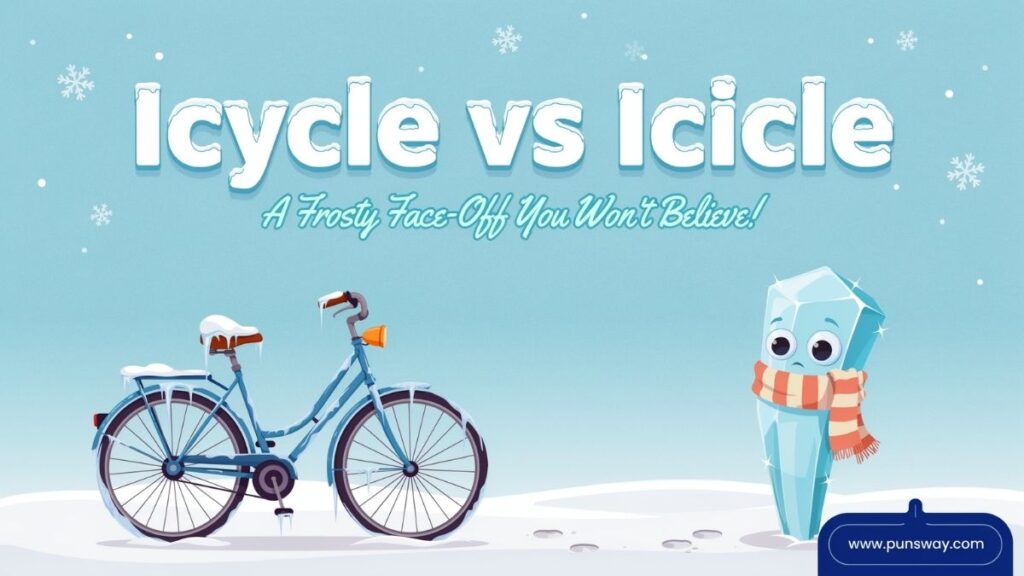 Icycle vs Icicle Difference and which one is correct ?