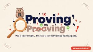 Proving vs Prooving Which Spelling Is Correct?