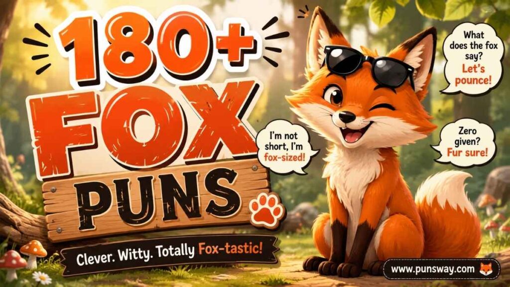 180+ Fox Puns That Are Clever, Funny & Totally UnFur Gettable